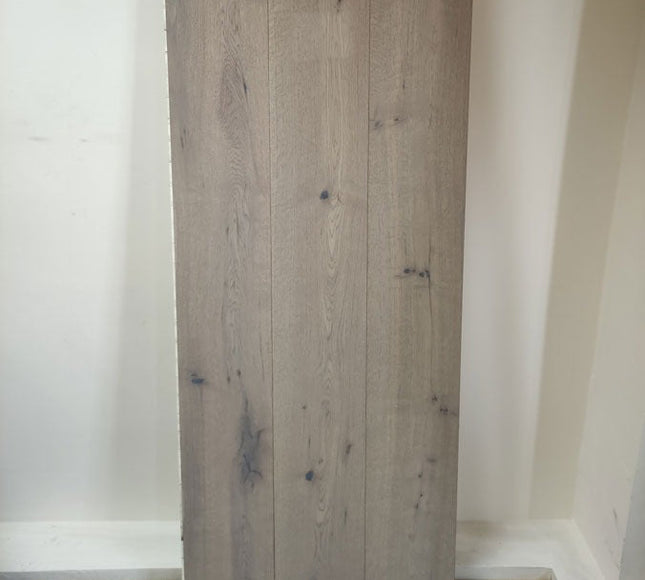 London Grey Brushed UV Oiled Oak Wood Flooring – 15mm Engineered Plank  |Pukka Flooring