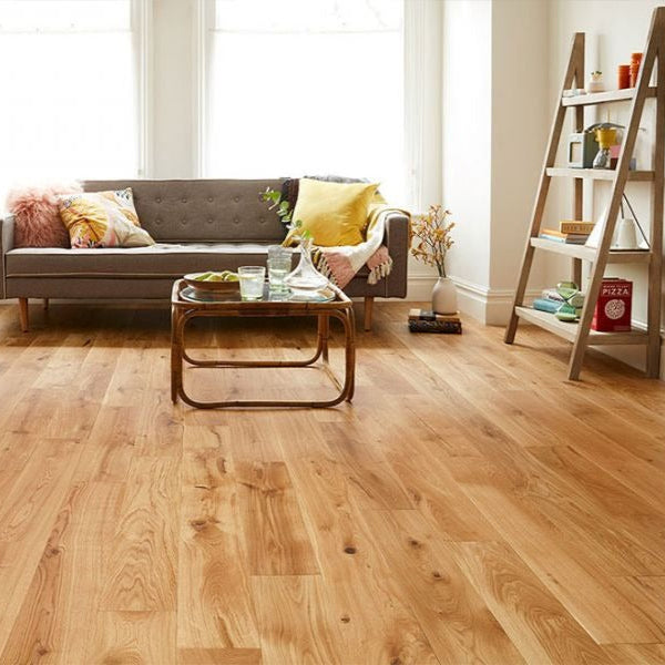 Smoked Natural Brushed UV Oiled Engineered Oak Flooring | Pukka Flooring
