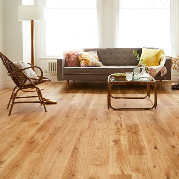 Natural Brushed Oiled Engineered Oak Flooring | Pukka Flooring