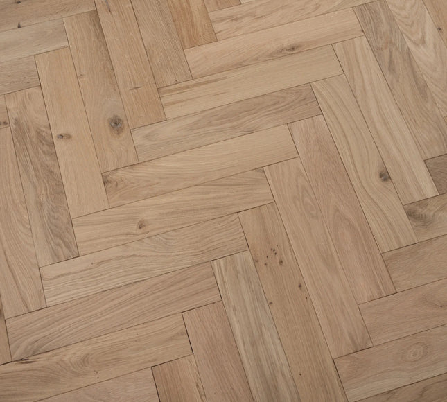 Classic Unfinished Engineered Oak Herringbone Flooring | Pukka Flooring