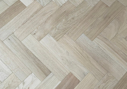  Invisible Oiled (Brushed Finish) Engineered Herringbone Flooring by Pukka Flooring.