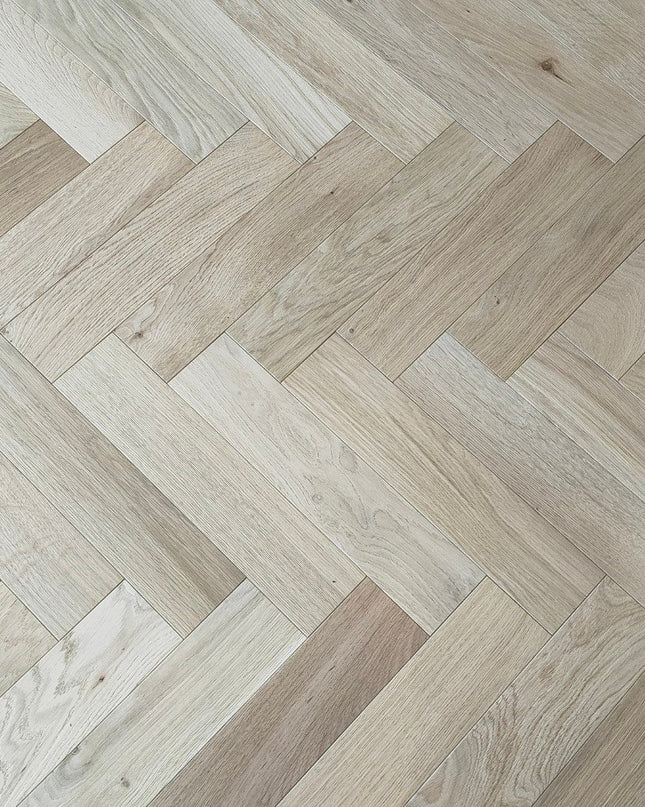  Invisible Oiled (Brushed Finish) Engineered Herringbone Flooring by Pukka Flooring.