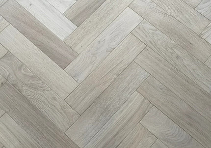  Invisible Oiled (Brushed Finish) Engineered Herringbone Flooring by Pukka Flooring