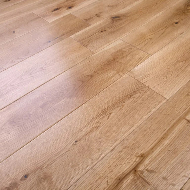 Rustic Wide Solid Oak Planks | Pukka Flooring
