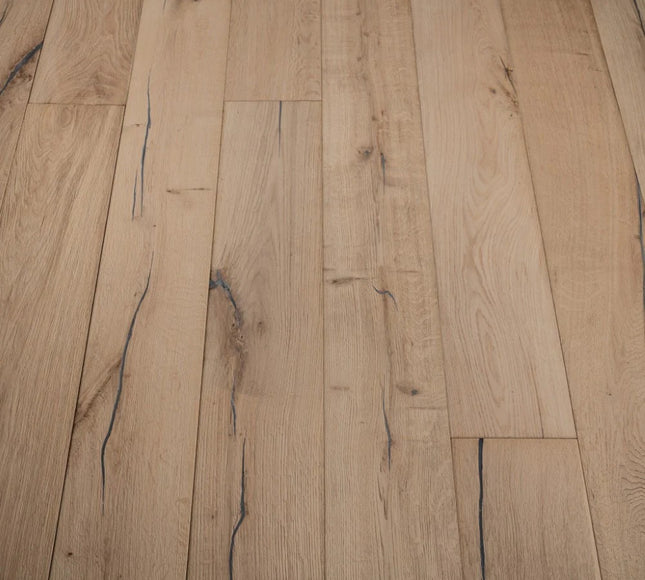 Antique Distressed Unfinished Engineered Oak Flooring | Pukka Flooring