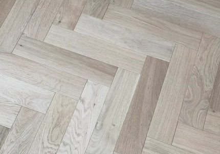 Invisible Oiled (Brushed Finish) Engineered Herringbone Flooring by Pukka Flooring.