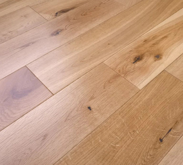Rustic Wide Solid Oak Planks | Pukka Flooring
