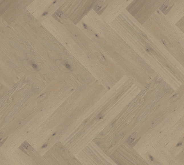 Pukka Flooring Engineered Oak Flooring – 12 x 150mm Click Engineered Oak Herringbone – Embleton Oak Brushed & Matt Lacquered 