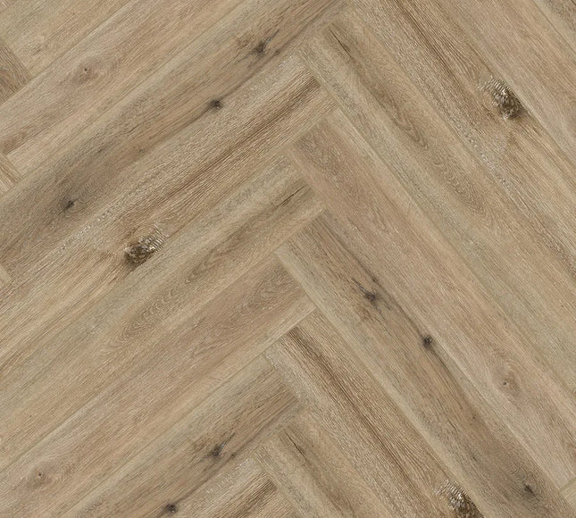 Pukka Flooring Aquacore ProFlex Herringbone – Latte Oak Luxury Vinyl Tile