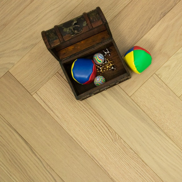 UV Lacquered Engineered Oak Herringbone Flooring | Pukka Flooring