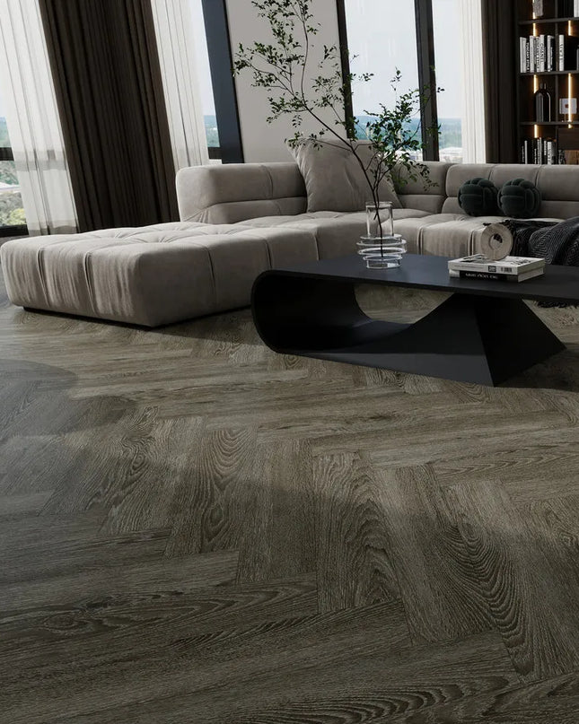Pukka Flooring Aquacore ProFlex Herringbone – Nimbus Oak Luxury Vinyl Tile