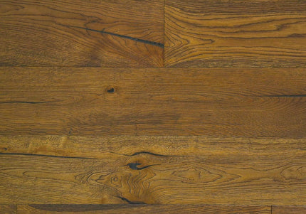 Pukka Flooring Engineered Oak Flooring – 20 x 190mm Vintage Engineered Oak – Whiskey Barrel Brushed & Hard Wax Oiled