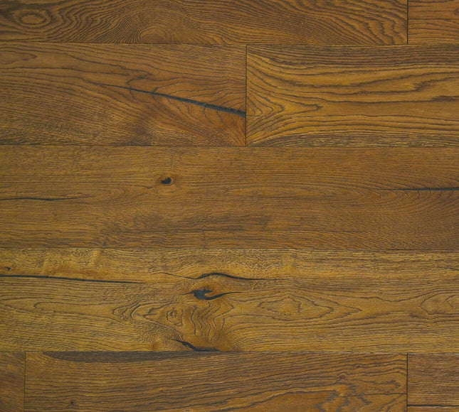 Pukka Flooring Engineered Oak Flooring – 20 x 190mm Vintage Engineered Oak – Whiskey Barrel Brushed & Hard Wax Oiled