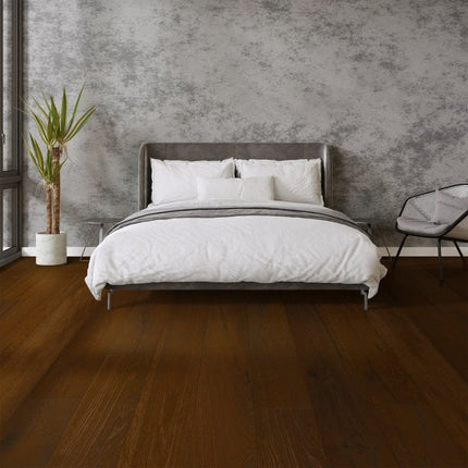 Light Brown Smoked Oak Engineered Wood Flooring | Pukka Flooring