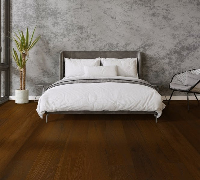 Light Brown Smoked Oak Engineered Wood Flooring | Pukka Flooring