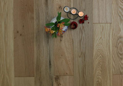 Natural Brushed Engineered Wood Flooring | Pukka Flooring