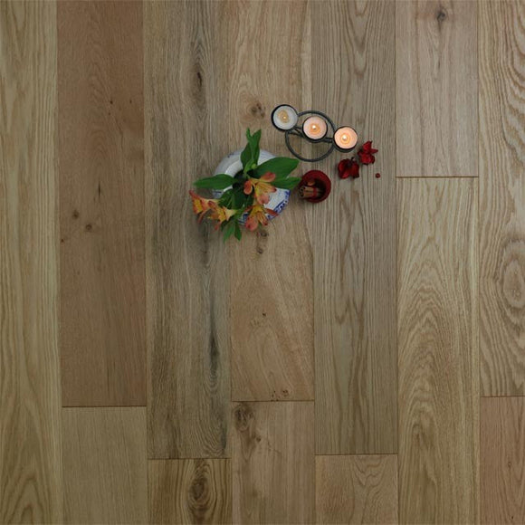 Natural Brushed Engineered Wood Flooring | Pukka Flooring