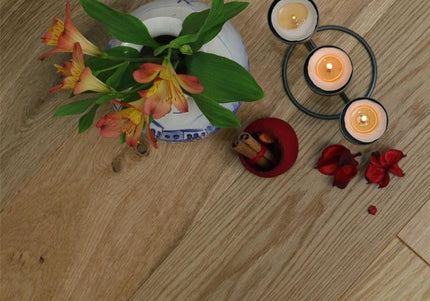 Natural Brushed Engineered Wood Flooring | Pukka Flooring