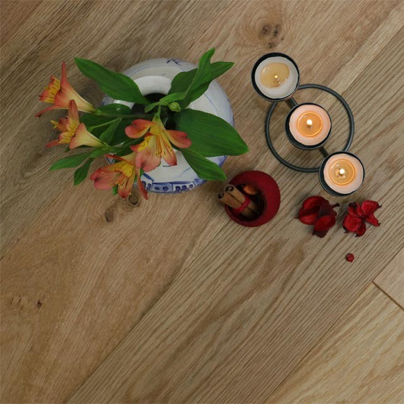 Natural Brushed Engineered Wood Flooring | Pukka Flooring