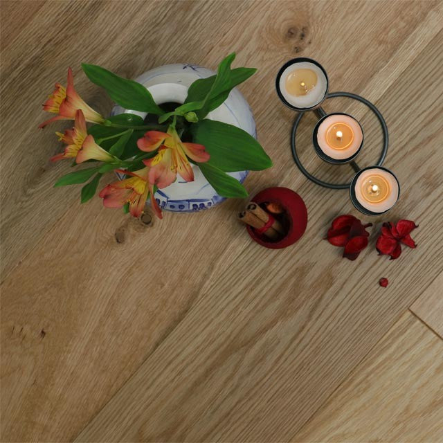 Natural Brushed Engineered Wood Flooring | Pukka Flooring