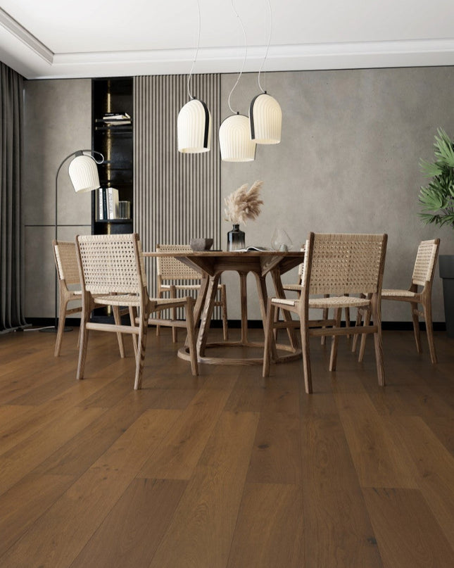 Smoked Natural Oiled Engineered Wood Flooring | Pukka Flooring