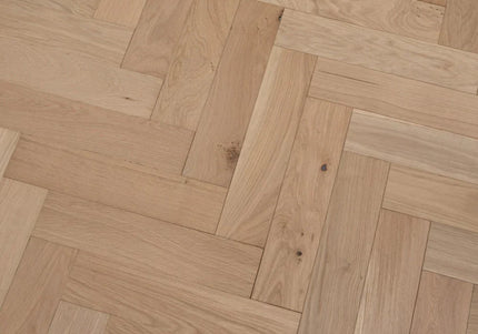 Prime AB Unfinished Engineered Oak Herringbone Flooring | Pukka Flooring