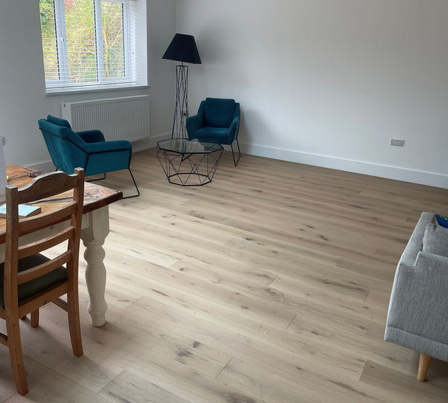 Smooth Unfinished Engineered Oak Flooring | Pukka Flooring