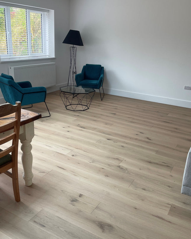 Smooth Unfinished Engineered Oak Flooring | Pukka Flooring