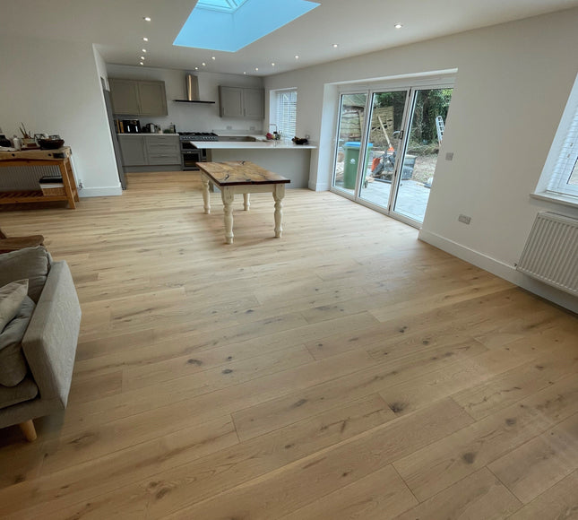 Invisible Brushed Engineered Wood Flooring | Pukka Flooring