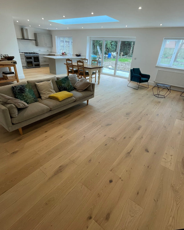 Invisible Brushed Engineered Wood Flooring | Pukka Flooring